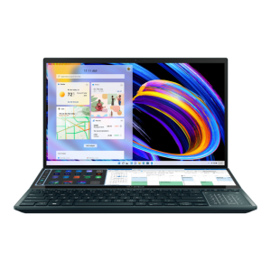 ASUS ZenBook Pro Duo UX582ZM-H2901W, Intel Core i9-12900H, 32 GB RAM, 1 TB SSD, 6 GB NVIDIA GeForce RTX 3060, 15.6" UHD OLED