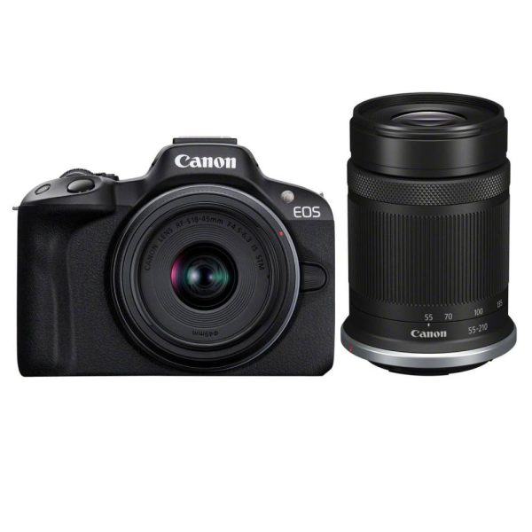 Canon EOS R50 18-45 mm & 55-210 mm Mirrorless Camera