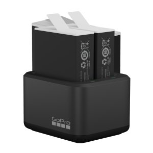 GoPro Dual Battery Charger + Batteries