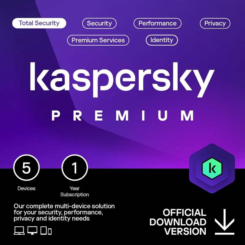 Kaspersky Premium Total Security 5 Users Kaspersky Premium Total Security 5 Users