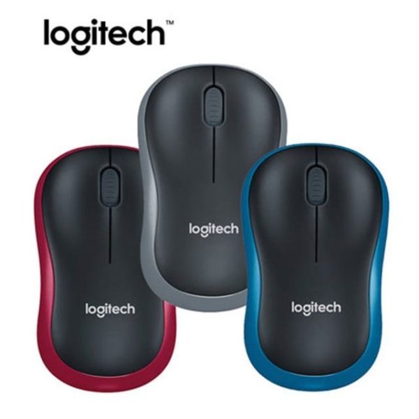 Logitech M185 Wireless Mouse-Black