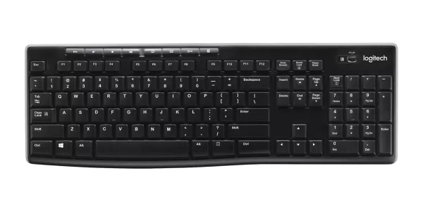 Logitech Wireless Combo K270 – Keyboard – 2.4 GHz