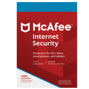 McAfee Internet Security 1 user 1 Year