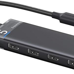 UGREEN 15548 4-Port USB 3.0 HUB with USB C Power Supply