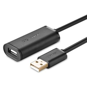 UGREEN Active Cable USB 2.0 Extension Cable 480 Mbps 30 Metres Black (US121 10326)