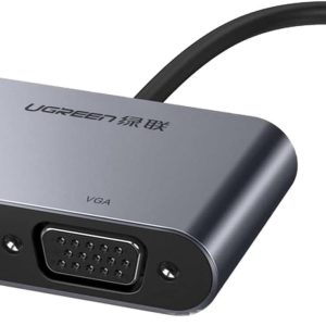 UGREEN CM162-50505 USB-C to HDMI + VGA +USB 3.0 Adapter with 100W PD - Space Gray