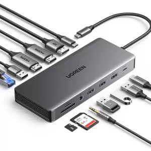 UGREEN Revodok Pro 313 USB-C 13-In-1 Multifunction Docking Station CM681-15978