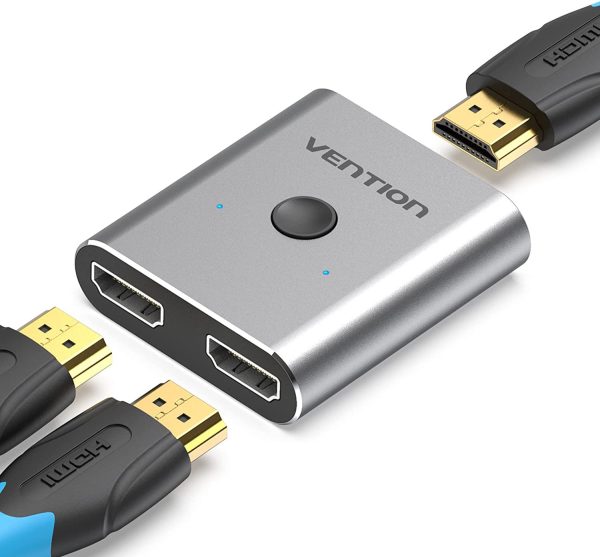 Vention AFUH0 2 Ports HDMI Bi-directional Switcher (Silver color)