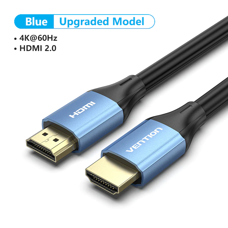 Vention ALHSG HDMI Male to Male 4K HD Cable 1.5M-Blue Vention ALHSG HDMI Male to Male 4K HD Cable 1.5M-Blue