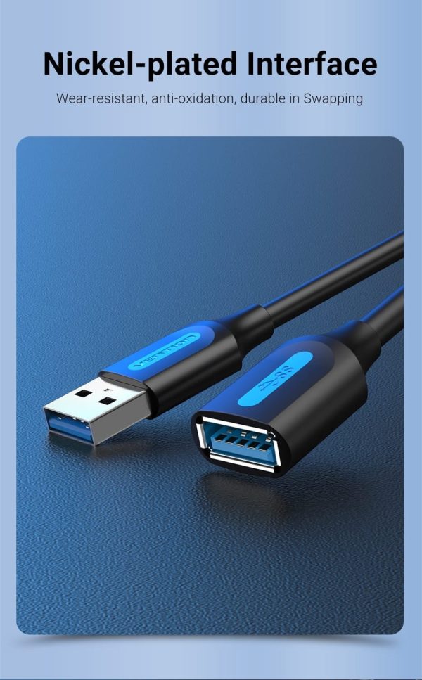 Vention CBHBG USB 3.0 A Male To A Female Extension Cable1.5M