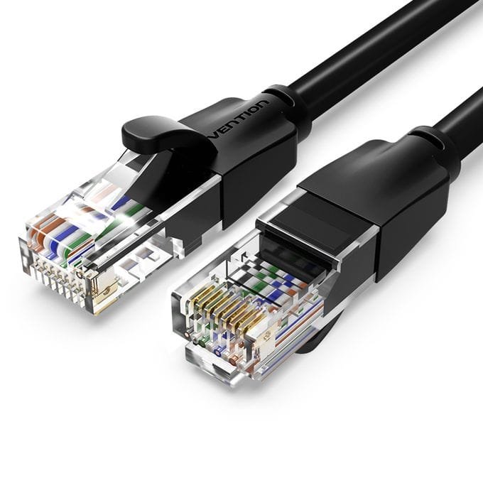 Vention IBKBQ Cat.6 UTP Patch Cable 20M -(Black) Vention IBKBQ Cat.6 UTP Patch Cable 20M -(Black)