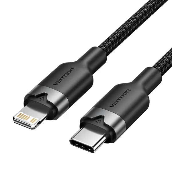 Vention LALBH USB 2.0 Type-C Male to Lightning Male 3A Cable 2 Metres
