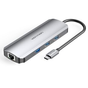 Vention Multi-function USB-C (8-in-1) Docking Station 0.15 Meter