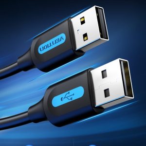Vention USB 2.0 A Male to A Male Cable 1.5 Meter PVC Type(Black)