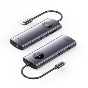 Vention USB-C 9 In 1 Docking Station With 2 HDMI Ports-TQVHB