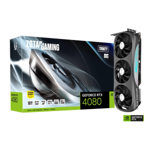 ZOTAC GAMING GeForce RTX 4080 16GB Trinity OC GDDR6X 256-bit 22.4 Gbps PCIE 4.0 Graphics Card, IceStorm 2.0 Advanced Cooling, Spectra 2.0 RGB Lighting