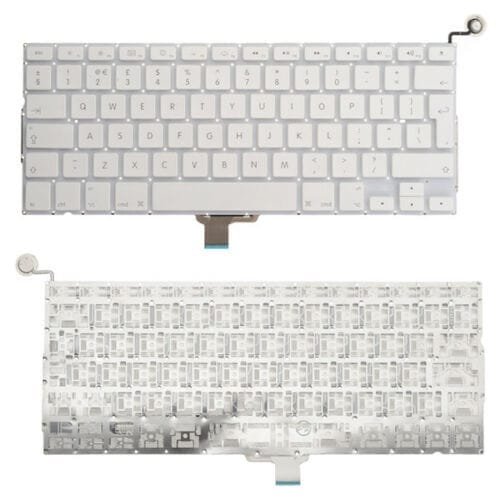 Apple MacBook 13 Unibody A1342 Keyboard UK Layout + Power Button 2009-2010 Apple MacBook 13 Unibody A1342 Keyboard UK Layout + Power Button 2009-2010